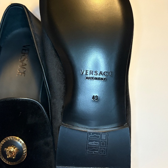 Versace Medusa Velvet Slippers main image 9